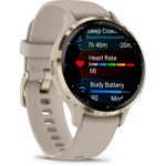 Garmin Venu 3S GPS Smartwatch - french gray/softgold