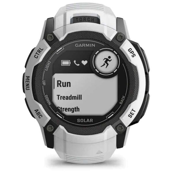 Garmin Instinct 2X Solar GPS Smartwatch Standard Edition - steinweiss – Bild 5