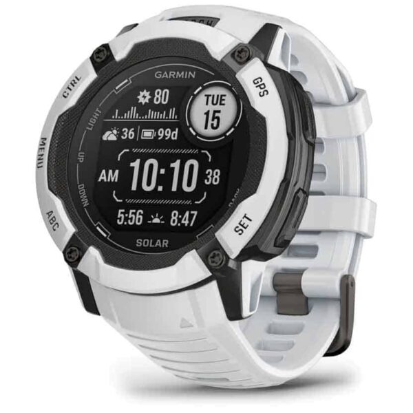 Garmin Instinct 2X Solar GPS Smartwatch Standard Edition - steinweiss – Bild 7