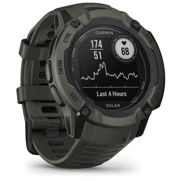Garmin Instinct 2X Solar GPS Smartwatch Standard Edition - moosgrün – Bild 4