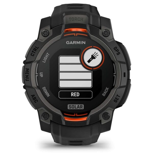 Garmin Instinct 3 Solar GPS Smartwatch - 45mm - Schwarz – Bild 4